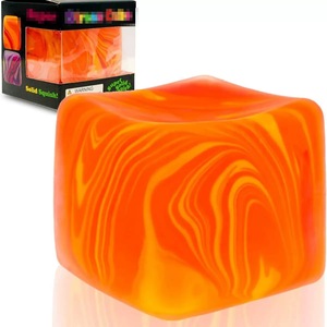 Rainbow Marble Slow Rising Squishy Cube Stress Relief Foam <b>Toy</b> for Adults Kids Sensory Play <b>Desk</b> Decor Gift - Product Image 3