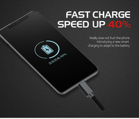 Câble de synchronisation de données USB TYPE C de haute qualité, vitesse de charge rapide QC 3.0, port Type-C, longueur courte de 20 cm, pour accessoires de téléphone portable