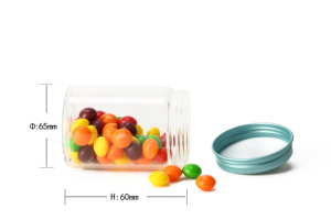 Nuevo Modelo Chino de Botella para Dulces de 100 ml, Transparente <span class=keywords><strong>y</strong></span> Libre de Impurezas, <span class=keywords><strong>y</strong></span> Tarro para Dulces a Prueba de Humedad - Product Image 3