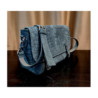 Sac à bandoulière en cuir de crocodile véritable de style mode personnalisé de haute qualité pour hommes