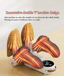 Séchoir à chaussures automatique à air chaud blanc de luxe, antibactérien, désodorisant, durable, pour la maison, adultes et enfants, logo personnalisé - Product Image 4