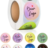 Impression d'autocollants en PVC personnalisés, rouleau d'autocollants avec logo, étiquettes personnalisées, autocollants en vinyle ronds, production, autocollants en vinyle imperméables, impression de papier
