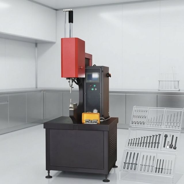 Industrial Hydraulic Press Riveter 3kW High Precision Automatic Fastener Insertion Machine with PLC for Steel Panel Assembly New