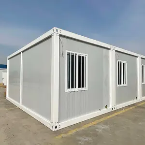 China modern prefab residential houses prefabricated homes sandwich panels tiny houses flatpack container house