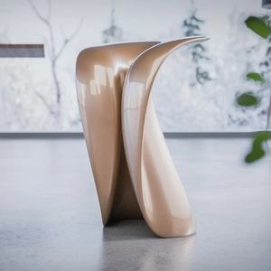 Chaise de <span class=keywords><strong>bar</strong></span> artistique haut de gamme en PRF pour bars Cafés Tabouret haut de forme spéciale Chaise longue d'hôtel personnalisable de style européen - Product Image 1