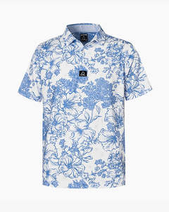<b>Funny</b> Floral Custom Printed Golf for <b>Shirt</b> for Men Breathable Quick Dry High Quality Spandex/Cotton Sublimation for <b>Shirts</b> - Product Image 3