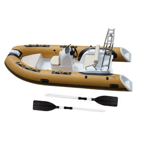 Роскошный надувной лодок для рыбалки из стеклопластика с жестким корпусом по оптовой цене