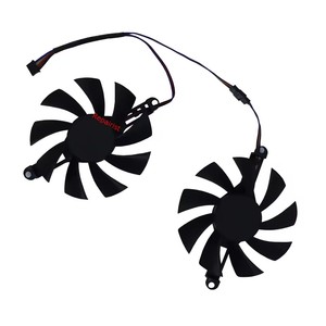 Ventilateur de carte graphique, diamètre 85 mm, montage 9,8 cm, refroidisseur de GPU, FL8015 12VB, pour 51risc RX 6600M 8g, pour <span class=keywords><strong>AMD</strong></span> Soyo <span class=keywords><strong>RX6600M</strong></span> 8gb - Product Image 1