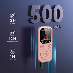 Reproductor de Música MP3 Portátil con Bluetooth, Pantalla Táctil IPS HD y Radio FM para Deportes y Estudio, Grabador de Audio sin Pérdidas, Altavoz - Product Image 2