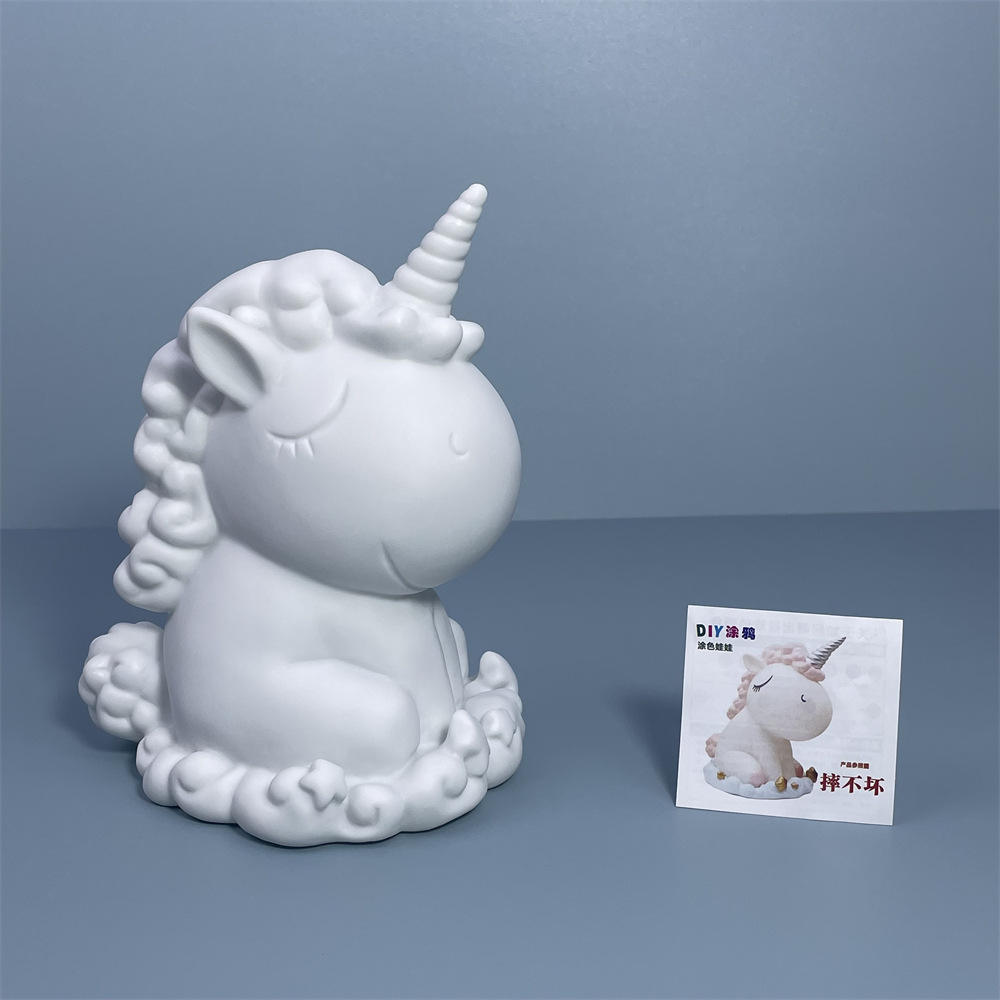 New unicorn white embryo-height 17cm ks168