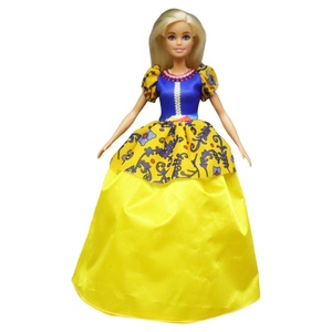 Quần áo búp bê công chúa hoạt hình, đồ chơi giả vờ, váy cưới làm bằng tre cho bé gái chơi giả vờ, phụ kiện nhà búp bê ngoại nhập - Product Image 6