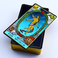 Jeu de cartes de tarot classique personnalisable et écologique en gros avec livret en papier, 78 cartes, impression CMJN et PMS