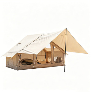 Tente de camping gonflable Camping Tribe Ridge pour 5-6 personnes, portable, quatre saisons, imperméable, pour le camping familial - Product Image 5