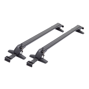 Meistverkaufte Universelle Aluminium-Dachträger für Limousinen mit 2 Verschlüssen, 150 kg Tragfähigkeit, Schwarz, Langlebig und Einfach zu Montieren - Product Image 1