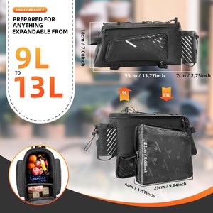 Muestra Gratuita, Bolsa de Bicicleta Grande Personalizada con Logotipo al por Mayor, Bolsa de Transporte para Bicicleta, Bolsa para Cuadro de Bicicleta, Bolsas Laterales Traseras - Product Image 3