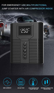 נטענת קפיצה ניידת עם משאבת אוויר מיני משאבת אוויר חשמלית מובנית עבור אופנוע לרכב - Product Image 2