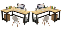 Nouvelle maison coin en forme de L ordinateur Table bureau Simple Style moderne économie bureaux de bureau