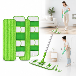 Set di Panni in Microfibra XL con Logo Personalizzato, Ricambi Lavabili e Riutilizzabili per Mop Professionale, Vendita all'Ingrosso - Product Image 6