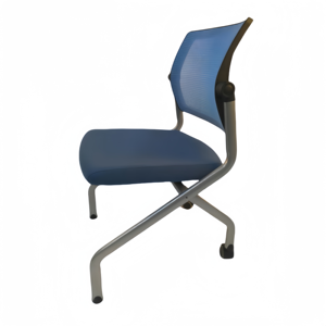 Centro di formazione in tessuto di maglia sala riunioni ufficio impilabile a dondolo in rete sedia in plastica per apprendimento per riunioni <span class=keywords><strong>sedie</strong></span> per conferenze - Product Image 4