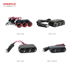 BMW 12V Puerto <span class=keywords><strong>USB</strong></span> dual Toma de corriente 12-24V Encendedor de cigarrillos con 3 puertos de carga para vehículos recreativos Camiones Barcos Motocicletas - Product Image 2