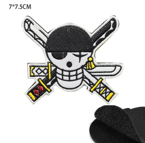 Prêt à expédier : Patch brodé drapeau pirate One Piece, badge moral pour sacs à dos tactiques, chapeaux, gilets tactiques - Product Image 6
