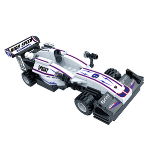 COGO 157 Piezas Bloques de Construcción Ensamblables de Fricción Coche de Carreras <span class=keywords><strong>F1</strong></span> de Alta Velocidad Juguetes Educativos para Niños - Product Image 3