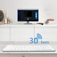 Papan ketik mini portabel, papan ketik bluetooth lipat tanpa kabel untuk ponsel