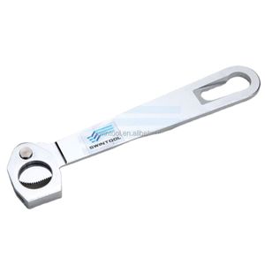 Clé à cliquet pour tuyaux avec poignée longue en acier, légère, pour diverses applications de construction - Product Image 5