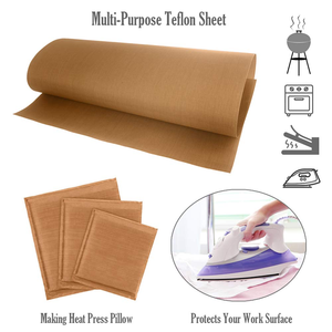 Tapis de four en téflon, <span class=keywords><strong>feuille</strong></span> réutilisable résistante, <span class=keywords><strong>feuille</strong></span> de doublure de four, papier de <span class=keywords><strong>cuisson</strong></span> anti-graisse, 40*60 30*40cm - Product Image 5