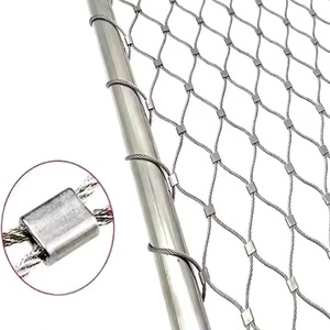 <span class=keywords><strong>Filet</strong></span> de sécurité flexible en treillis métallique pour clôtures de cages de zoo, balcons et escaliers avec <span class=keywords><strong>filet</strong></span> en corde soudé/plié - Product Image 1