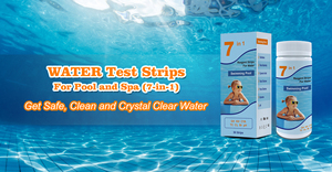 Bandelettes de test d'eau 7 en 1 pour piscine et spa, lecture rapide, utilisation facile, test du chlore, de l'alcalinité, de la dureté et du <span class=keywords><strong>pH</strong></span> - Product Image 5