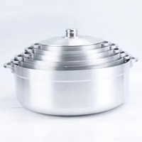 Batterie de cuisine en aluminium moulé sous pression, casseroles et faitouts forgés, ensemble de 20-36 cm, vente chaude