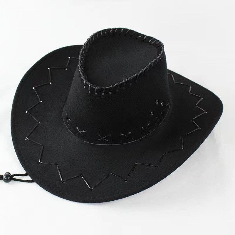 Chapeau de cowboy noir