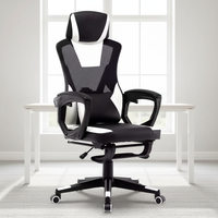 Chaise de bureau ergonomique moderne avec dossier en maille, pivotante et réglable en hauteur, disponible en plusieurs couleurs