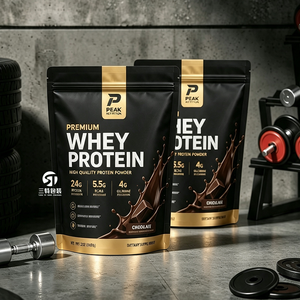 Custom Printed Moisture Proof Protein Powder <b>Bags</b> for Freeze Dried Fruits <b>Vegetable</b> Chips Aluminum Foil Zipper Pouches 50g 100g - Product Image 6