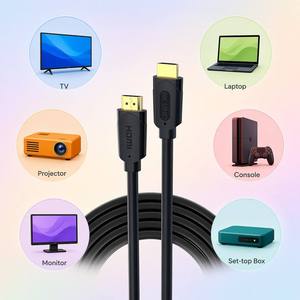 Câble <span class=keywords><strong>HDMI</strong></span> 2.1 <span class=keywords><strong>certifié</strong></span> 8K 48 Gbps ultra haute vitesse HDR EARC en cuivre nu plaqué or tressé pour TV PS5 Xbox Projecteur - Product Image 6