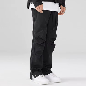 <span class=keywords><strong>Pantaloni</strong></span> da jogging Slim Fit personalizzati oversize in Nylon <span class=keywords><strong>pantaloni</strong></span> larghi con cerniera laterale <span class=keywords><strong>pantaloni</strong></span> della tuta da uomo - Product Image 6