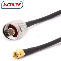 Assemblage de câble RF coaxial RG58 SMA mâle à N mâle pour extension d'antenne WiFi