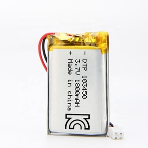UL2054 KC CB PSE BIS認証 リチウムポリマー電池 <span class=keywords><strong>3</strong></span>.7v 1800mAh 2000mAh 充電式リチウムイオンポリマー電池 103450 - Product Image 1