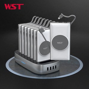 ผลิตภัณฑ์มาแรงใหม่จาก WST แท่นชาร์จแบตสำรองแบบแม่เหล็กไร้สาย 8 ช่อง ความจุ 10000 มิลลิแอมป์ ผลิตโดย OEM - Product Image 5