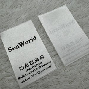 Vendita calda di etichette di <span class=keywords><strong>abbigliamento</strong></span> in tessuto di raso stampate personalizzate con Logo di fiducia del fornitore di <span class=keywords><strong>accessori</strong></span> per <span class=keywords><strong>abbigliamento</strong></span> - Product Image 1