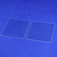 Plaque de quartz naturel pur à 99,99 %, haute température 1250°C, sur mesure, transparente, carrée, polie, surface givrée, 92 % de luminosité