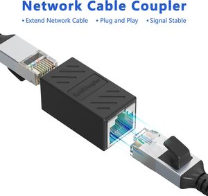 Vượt qua thông qua 8P8C Cat.5/6/7 kết nối lá chắn Inline Coupler <span class=keywords><strong>RJ45</strong></span> mô-đun - Product Image 2