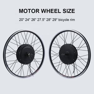 Kit de moteur de moyeu de vélo DIY 48v 1000w Fabricants Kit de conversion de vélo électrique complet pour <span class=keywords><strong>roue</strong></span> arrière - Product Image 2