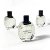 Flacons en verre transparents uniques pour parfum, avec couvercles, 30ml, 50ml, 80ml, pour huiles essentielles, vente en gros