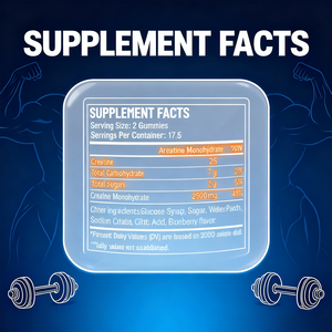 OEM Pre Workout bổ sung Creatine Monohydrate năng lượng Gummy Creatine Gummies cho tăng trưởng cơ bắp Gummy - Product Image 3