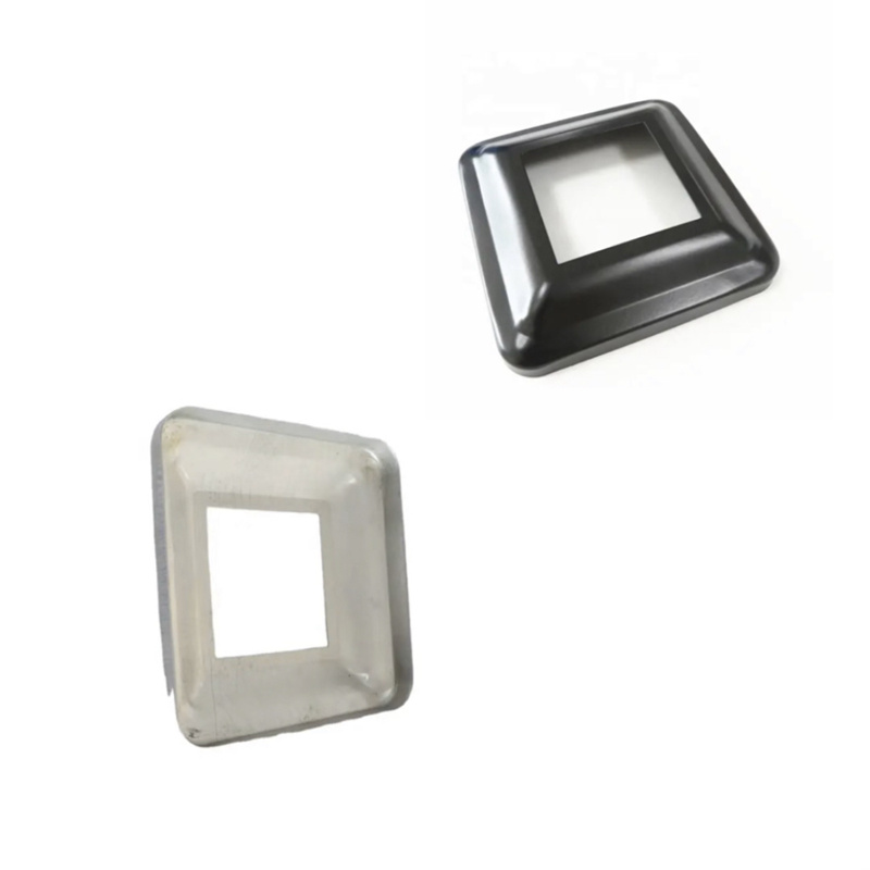 Заводская Настройка, алюминиевая опорная Крышка для лестницы/крыльца/перил палубы, базовая крышка-квадратная