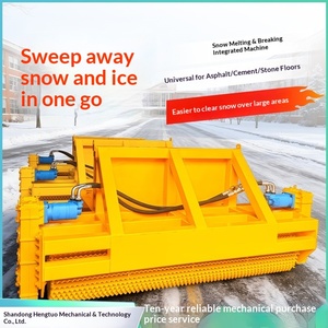 Rodillo quitanieves para carreteras, equipo de limpieza de nieve, cepillo para romper hielo y nieve, cepillo rodante para nieve, quitanieves montado en vehículo para romper hielo y nieve - Product Image 1