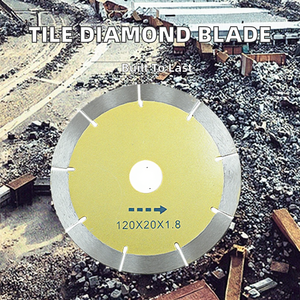 Disque diamanté industriel soudé au laser pour carrelage, <span class=keywords><strong>lame</strong></span> de <span class=keywords><strong>scie</strong></span> <span class=keywords><strong>circulaire</strong></span> humide pour <span class=keywords><strong>meuleuse</strong></span> d'angle, avec anneau réducteur de mandrin de 20 mm (5/8 po), pour porcelaine, OEM - Product Image 2