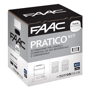 Kit de Automatización Hidráulica Deslizante FAAC Pratico 746C, 600 kg, 230 V, Uso Residencial - Product Image 1